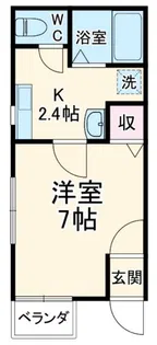 リーヴェルポート川崎塚越【3階】の間取り