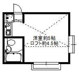 メゾンド調布B【2階】の間取り