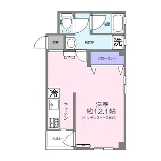 ハイムワカツキ【2階】の間取り