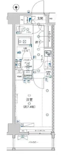 GENOVIA板橋 west green veil【5階】の間取り