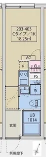 MAXIV CITY板橋区役所前【4階】の間取り