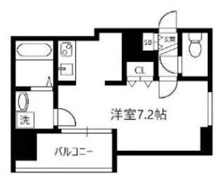 アクアプレイス京都二条城【7階】の間取り