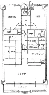 愛媛県今治市近見町2【マンション】の間取り