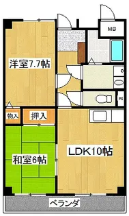 ヴィラヤマト【5階】の間取り