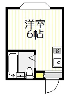 グランドハイツ平野西【2階】の間取り