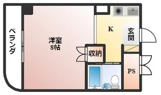 ベル・パレス豊中【1階】の間取り