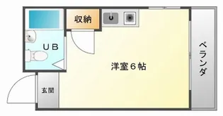 ハッピー・ド・千里山【1階】の間取り