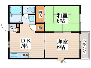ルナハイツ【3階】の間取り