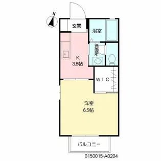 シャーメゾン玖島【2階】の間取り
