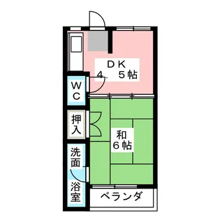 津金栄マンション【2階】の間取り