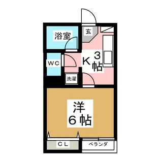 千葉ハイツ【1階】の間取り
