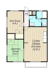 シエスタ【2階】の間取り