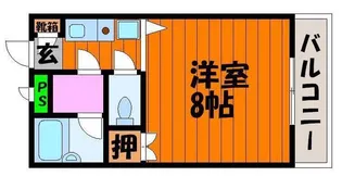 1Kの間取り画像