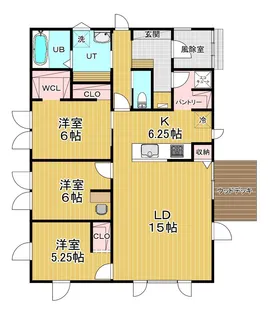 北海道釧路郡釧路町河畔6【一戸建】の間取り