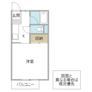 レジデンスKaito【1階】の間取り