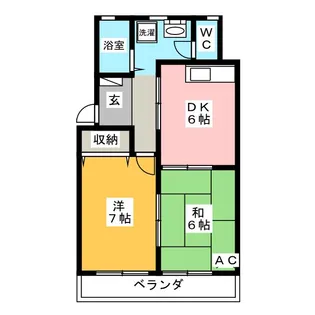 タカラハイツ【3階】の間取り