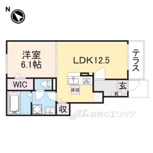 ヒカルサ大津唐崎1【1階】の間取り