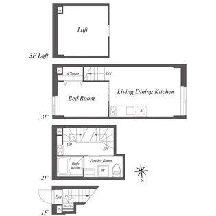 Pair新大久保【1階】の間取り