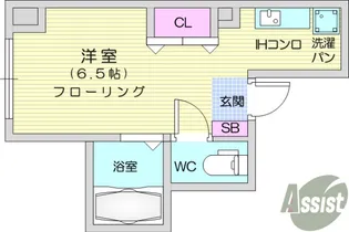 片平ブラボン【3階】の間取り