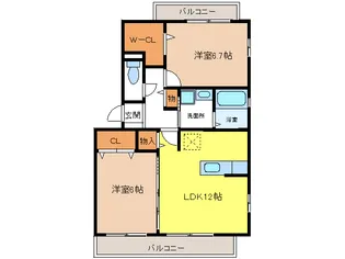 牛滝欅荘【3階】の間取り