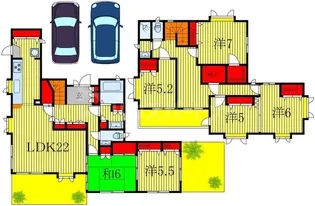千葉県柏市旭町2【一戸建】の間取り