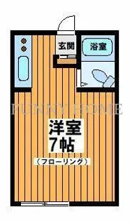 ハーレス高井戸【1階】の間取り