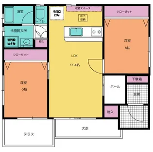 千葉県市原市君塚3【一戸建】の間取り