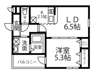 アイ・パレス1番館【1階】の間取り