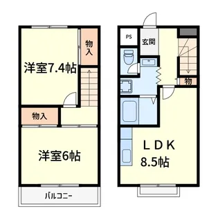 シャイニング【2階】の間取り