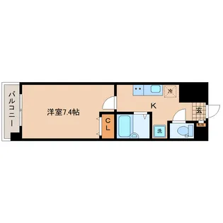 サンヴァーリオ新田駅前II【7階】の間取り