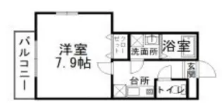 カーサベルデ和多田【1階】の間取り
