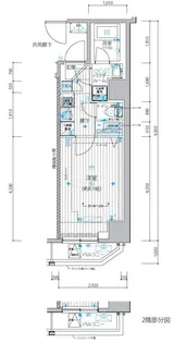メインステージ入谷III【12階】の間取り