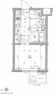 MAXIV HY’s高砂AZ【2階】の間取り