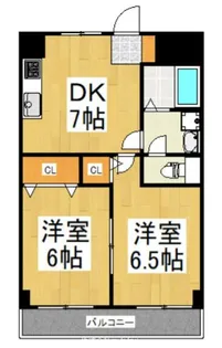 ボヌール金原【3階】の間取り