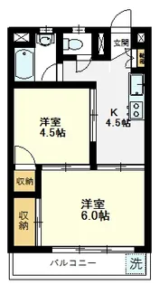 2Kの間取り画像
