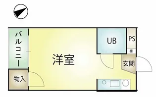 ロイヤルハイツ熱海【4階】の間取り