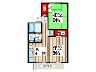 クレストハイツ【2階】の間取り