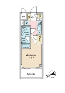 プライマル大森【2階】の間取り