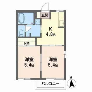 ライブラM【2階】の間取り