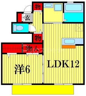 サニーモール参番館【1階】の間取り