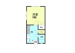 第3シャトーナツヤマ【3階】の間取り