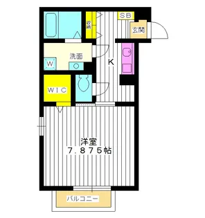 東京都練馬区石神井町8【アパート】の間取り