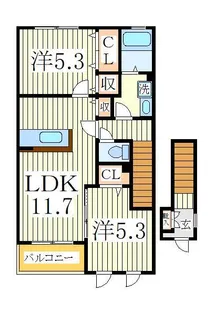 粋明館【2階】の間取り