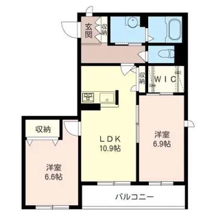プロンシア青木【3階】の間取り