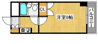 えんだら百歩【6階】の間取り