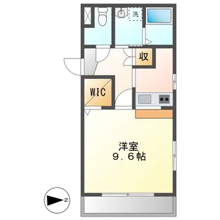 コアノス荒子【3階】の間取り