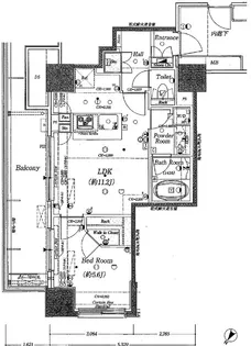 東京都中央区日本橋人形町2【マンション】の間取り