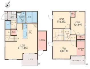 美園ミノリエ【2階】の間取り