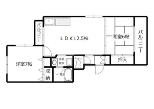 新光マンション【4階】の間取り