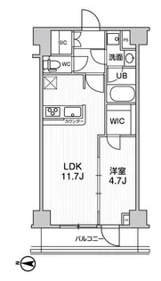 東京都墨田区本所4【マンション】の間取り
